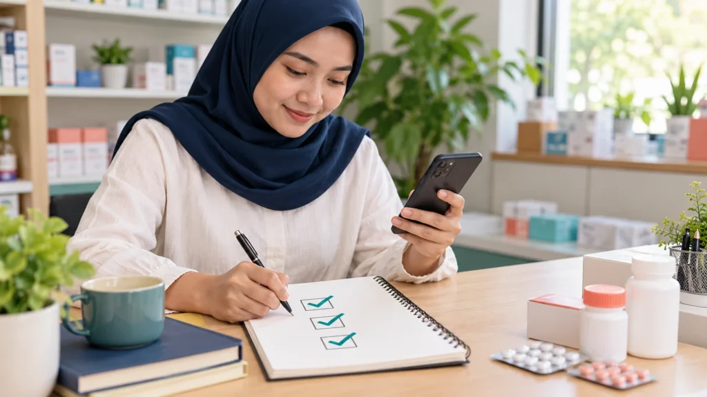 Ilustrasi verifikasi informasi Apotek BPJS Sidoarjo melalui kanal yang tepat